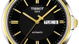 Tissot Automatics III Day Date Black Dial Two Tone Steel Strap Watch For Men - T065.430.22.051.00 Buy Now By Tissot