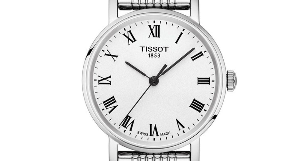 Tissot T Classic Everytime Small White Dial Silver Mesh Bracelet Watch For Women - T109.210.11.033.00 Buy Now By Tissot