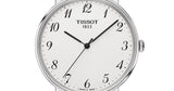 Tissot Everytime Desire Medium White Dial Black Leather Strap Watch For Men - T109.410.16.032.00 Buy Now By Tissot