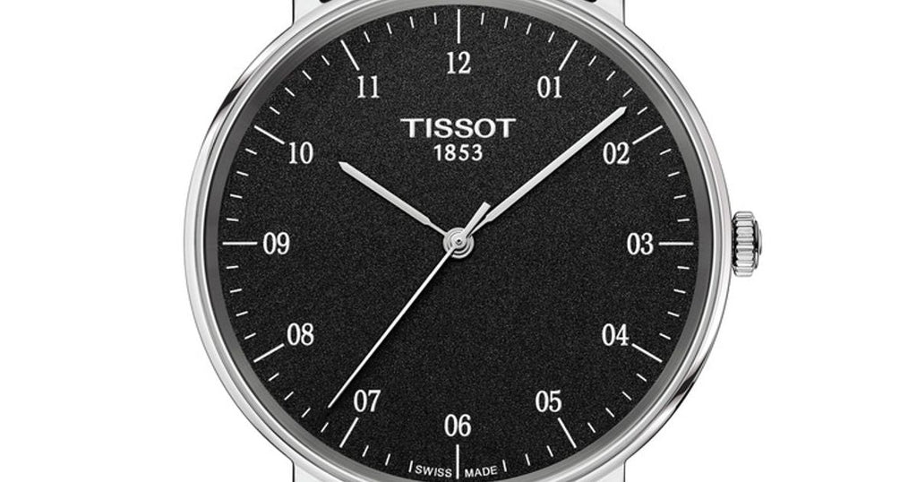 Tissot Everytime Medium Black Dial Black NATO Strap Watch For Men - T109.410.17.077.00 Buy Now By Tissot