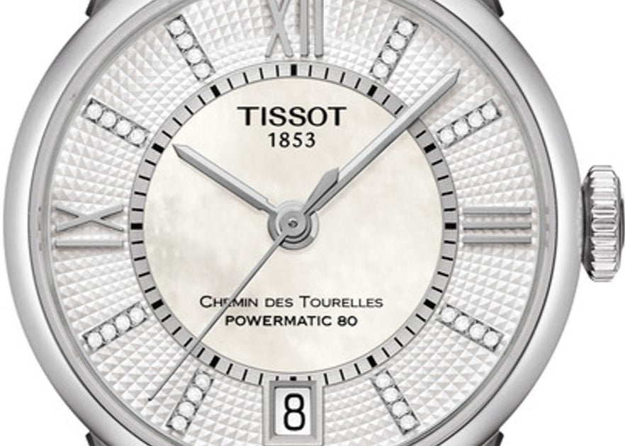 Tissot Chemin Des Tourelles Powermatic 80 Helvetic Silver Dial Silver Steel Strap Watch For Women - T099.207.11.116.00 Buy Now By Tissot
