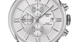 Tissot Chemin des Tourelles Automatic Chronograph White Dial Silver Steel Strap Watch for Men - T099.427.11.038.00 Buy Now By Tissot