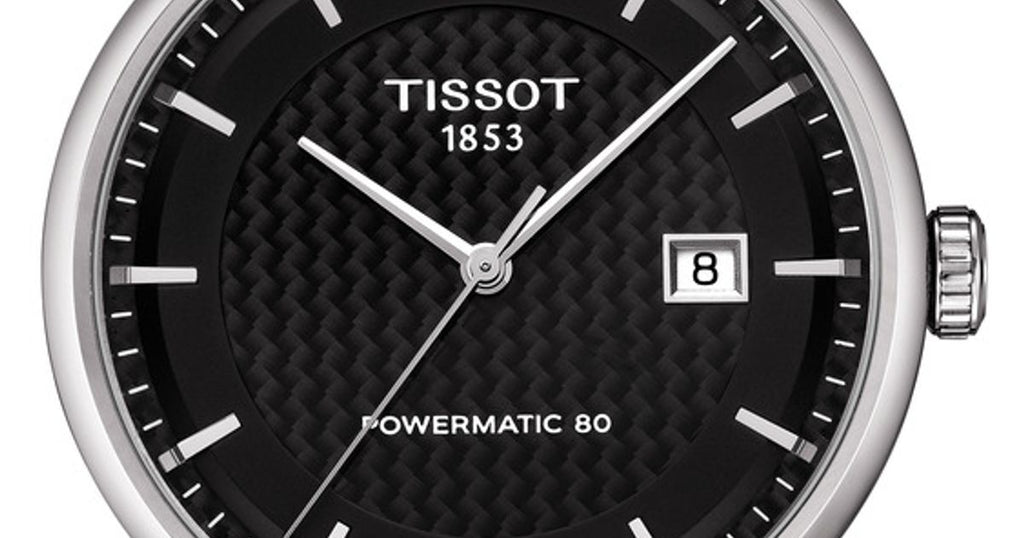 Tissot Luxury Powermatic 80 Black Dial Silver Steel Strap Watch for Men - T086.407.11.201.02 Buy Now By Tissot