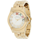 Marc Jacobs Rivera White Dial Gold Steel Strap Watch for Women - MBM3137 Buy Now By Marc Jacobs