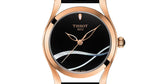 Tissot T Wave Black Dial Black Leather Strap Watch For Women - T112.210.36.051.00 Buy Now By Tissot
