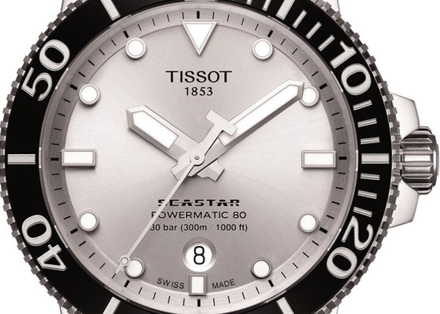 Tissot Seastar 1000 Powermatic 80 Silver Dial Silver Steel Strap Watch For Men - T120.407.11.031.00 Buy Now By Tissot