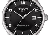 Tissot Luxury Powermatic 80 Black Dial Black Leather Strap Watch For Men - T086.407.16.057.00 Buy Now By Tissot