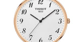 Tissot T Classic Everytime White Dial Rose Gold Mesh Bracelet Watch for Men - T109.610.33.032.00 Buy Now By Tissot