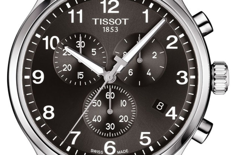 Tissot Chrono XL Classic Black Dial Black Leather Strap Watch For Men - T116.617.16.057.00 Buy Now By Tissot