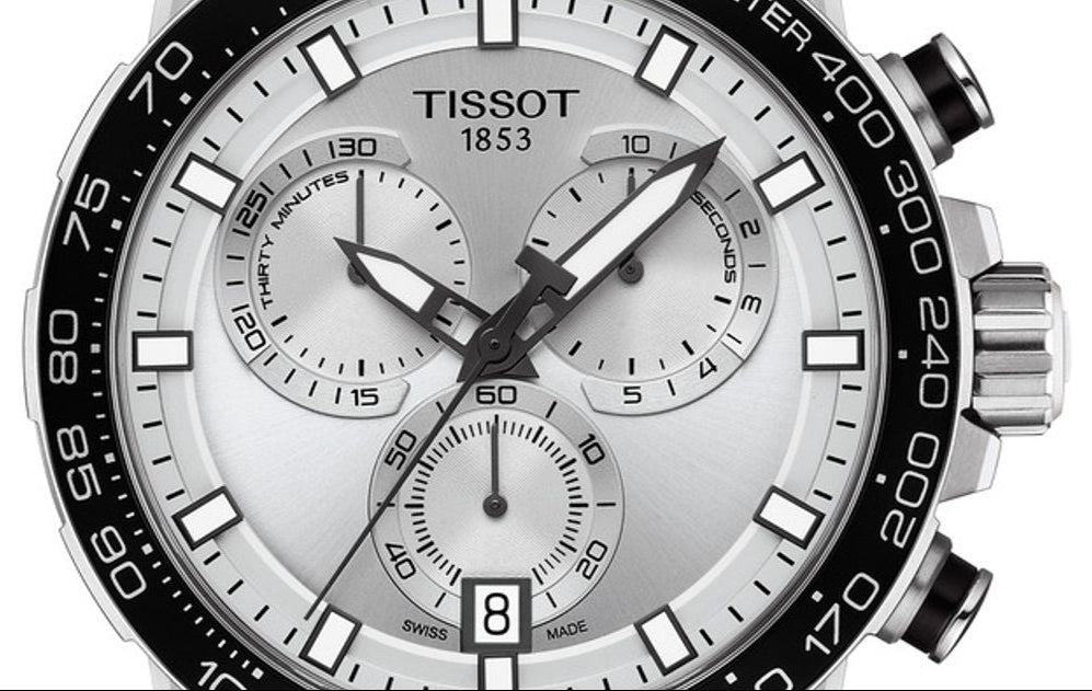 Tissot Supersport Chrono Silver Dial Brown Leather Strap Watch for Men - T125.617.16.031.00 Buy Now By Tissot