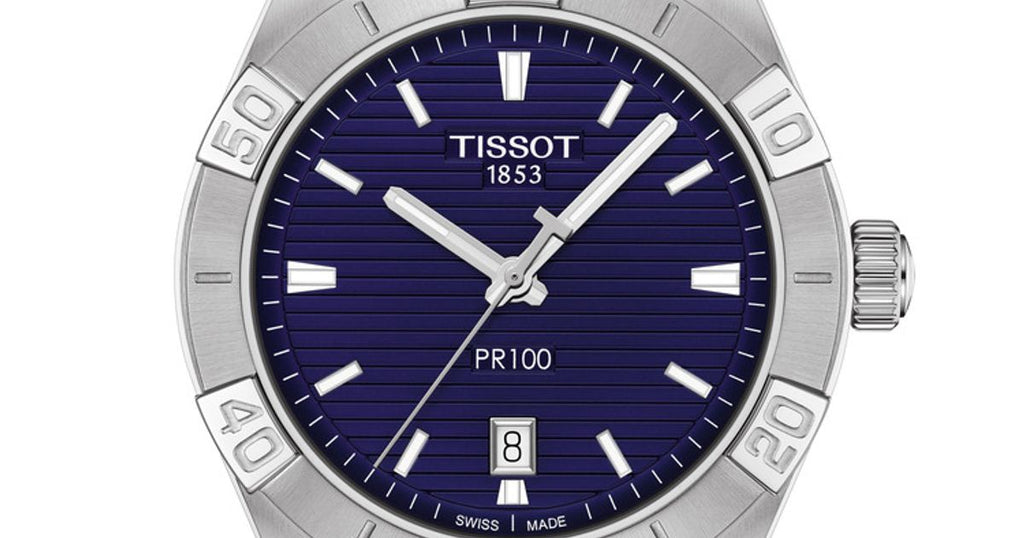 Tissot PR 100 Sport Blue Dial Silver Steel Strap Watch For Men - T101.610.11.041.00 Buy Now By Tissot