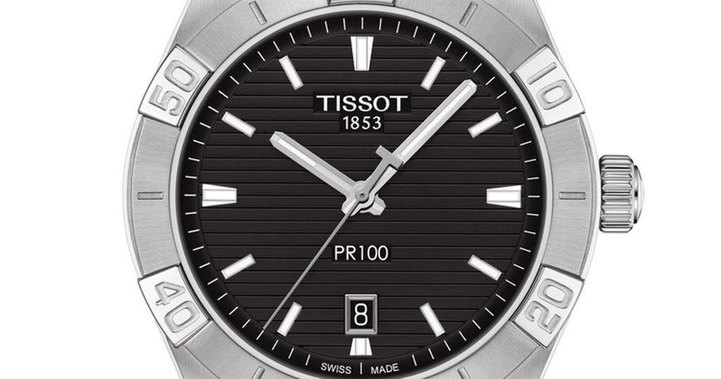 Tissot PR 100 Sport Quartz Black Dial Silver Steel Strap Watch For Men - T101.610.11.051.00 Buy Now By Tissot