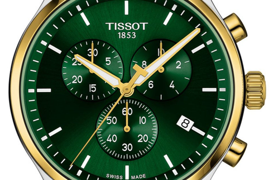 Tissot T Sport Chrono XL Classic Green Dial Two Tone Steel Strap Watch for Men - T116.617.22.091.00 Buy Now By Tissot