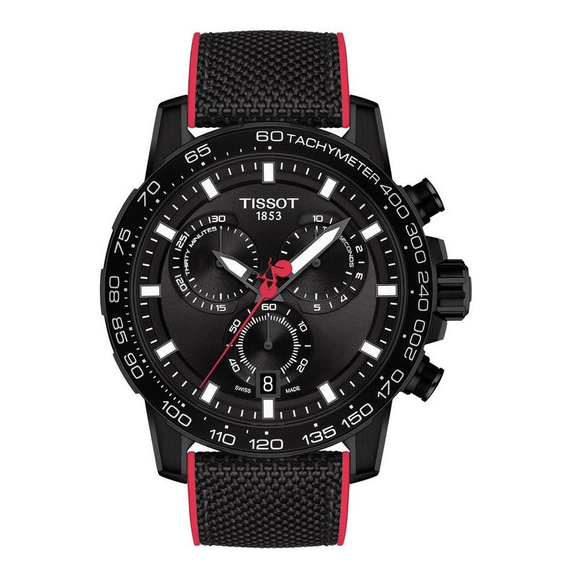 Tissot Supersport Chrono Giro D'Italia Black Dial Black Nylon Strap Watch for Men - T125.617.37.051.00 Buy Now By Tissot
