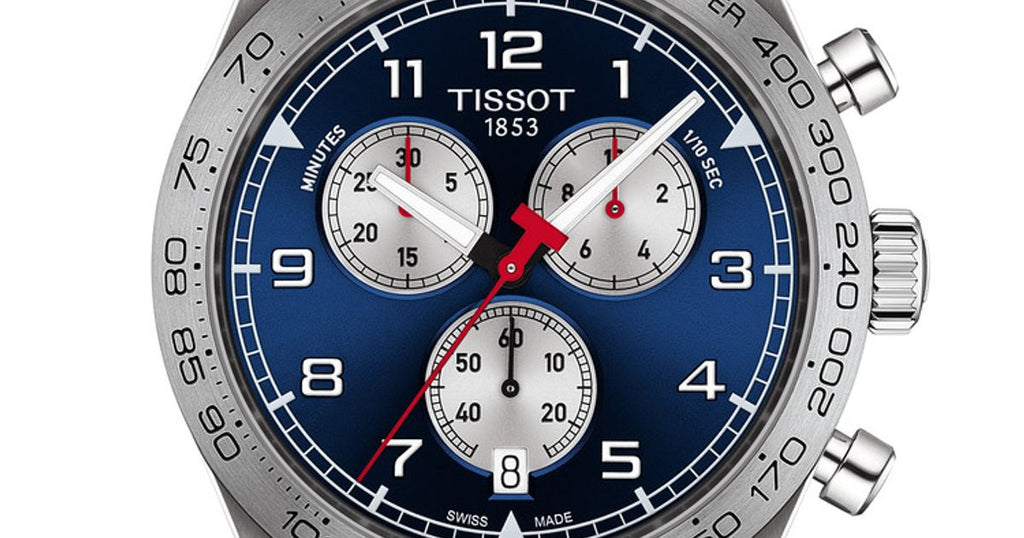 Tissot PRS 516 Chronograph Blue Dial Blue Steel Strap Watch for Men - T131.617.11.042.00 Buy Now By Tissot