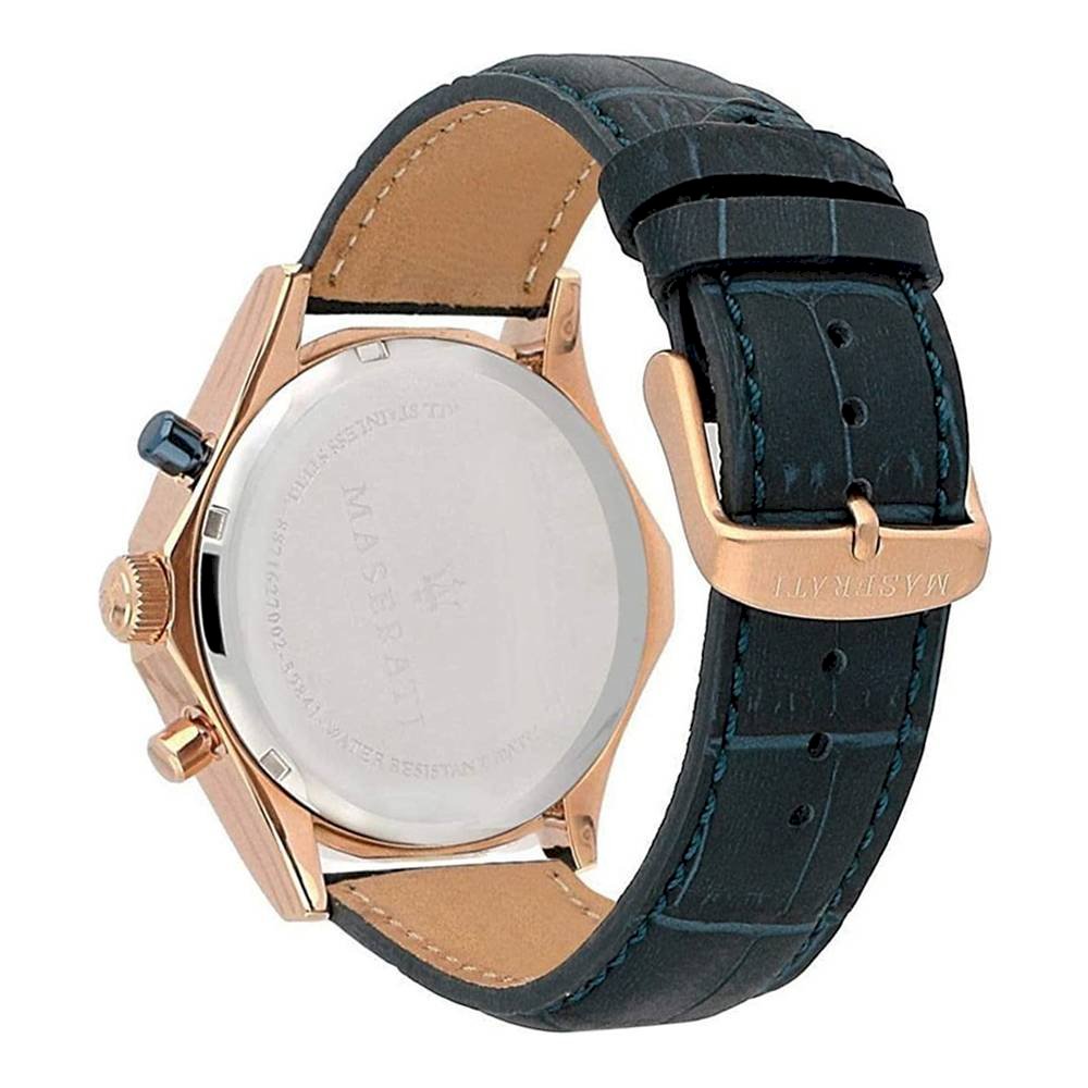 Maserati Circuito Blue Dial Blue Leather Strap Watch For Men - R8871627002 Buy Now By Maserati