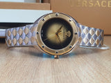 Versace Shadov Quartz Gold Dial Two Tone Steel Strap Watch for Women - VEBM00518 Buy Now By Versace