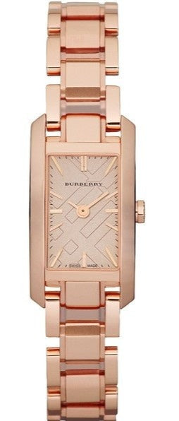 Burberry Heritage Rose Gold Dial Rose Gold Steel Strap Watch For Women - BU9602 Buy Now By Burberry