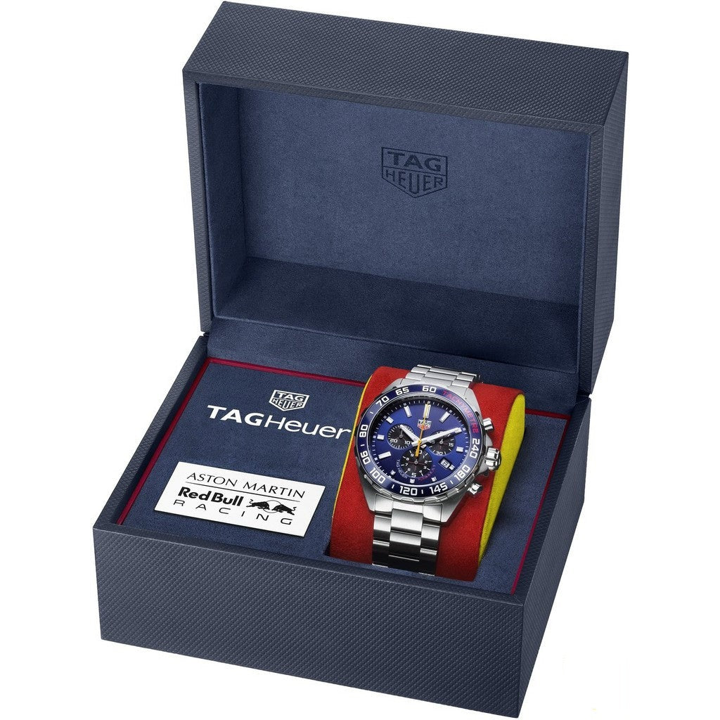 Tag Heuer Formula 1 Aston Martin Red Bull Racing Blue Dial Silver Steel Strap Watch for Men - CAZ101AB.BA0842 Buy Now By Tag Heuer
