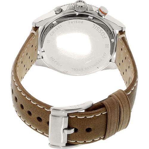 Fossil Wakefield Chronograph Cream Dial Brown Leather Strap Watch for Men - CH2951 Buy Now By Fossil