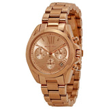Michael Kors Bradshaw Chronograph Rose Gold Dial Rose Gold Steel Strap Watch for Women - MK5799 Buy Now By Michael Kors