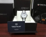 Tag Heuer Aquaracer Quartz 35mm White Dial Two Tone Steel Strap Watch Women - WAY131B.BA0914