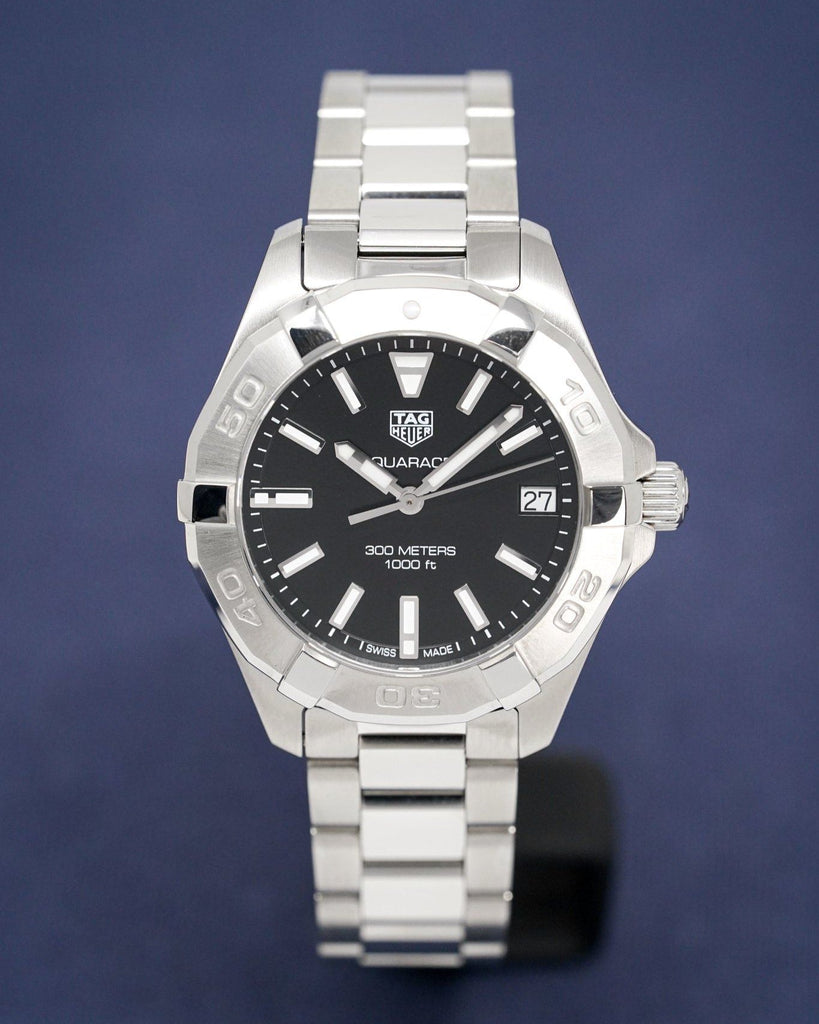 Tag Heuer Aquaracer Black Dial Silver Steel Strap Watch for Women - WBD1310.BA0740 Buy Now By Tag Heuer