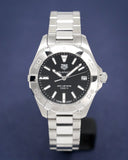 Tag Heuer Aquaracer Black Dial Silver Steel Strap Watch for Women - WBD1310.BA0740 Buy Now By Tag Heuer