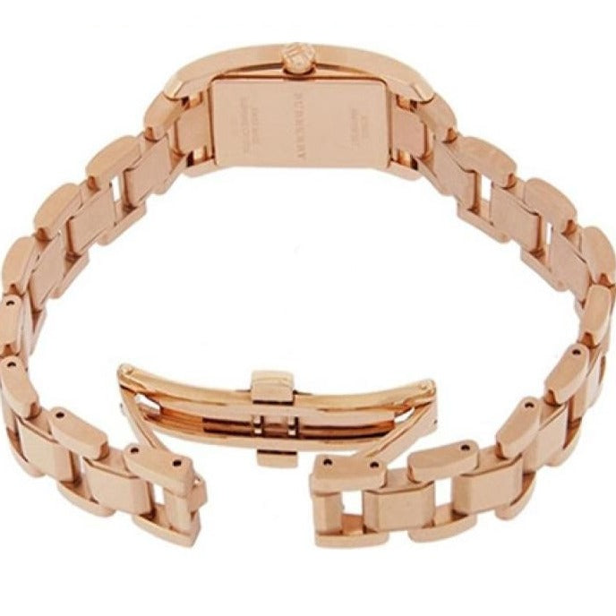 Burberry Heritage Rose Gold Dial Rose Gold Steel Strap Watch For Women - BU9602 Buy Now By Burberry