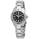 Tag Heuer Aquaracer Professional 200 Quartz Black Dial Silver Steel Strap Watch for Women - WBP1410.BA0622 Buy Now By Tag Heuer