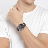 Fossil The Minimalist 3H Black Dial Brown Leather Strap Watch for Men - FS5464 Buy Now By Fossil