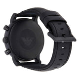 Emporio Armani Luigi Chronohraph Black Dial Black Leather Strap Watch For Men - AR1970 Buy Now By Emporio Armani