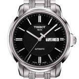 Tissot Automatics III Black Dial Silver Steel Strap Watch For Men - T065.430.11.051.00 Buy Now By Tissot