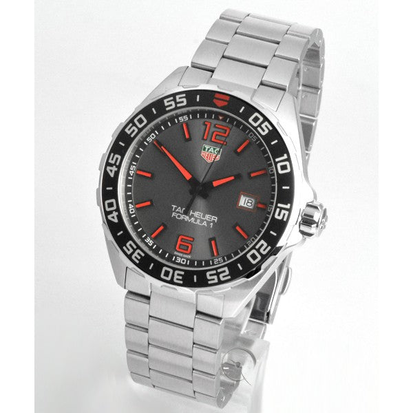 Tag Heuer Formula 1 Quartz Anthracite Dial Silver Steel Strap Watch for Men - WAZ1018.BA0842 Buy Now By Tag Heuer