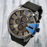 Diesel Mega Chief Chronograph Black Dial Black Nylon Strap Watch For Men - DZ4500 Buy Now By Diesel
