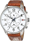 Tommy Hilfiger Dean Quartz Multifunction White Dial Brown Leather Strap Watch for Men - 1791274 Buy Now By Tommy Hilfiger