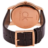 Calvin Klein City White Dial Brown Leather Strap Watch for Men - K2G21629 Buy Now By Calvin Klein