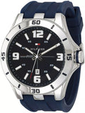Tommy Hilfiger Drew Black Dial Black Rubber Strap Watch for Men - 1791062 Buy Now By Tommy Hilfiger