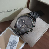 Michael Kors Lexington Chronograph Black Dial Black Steel Strap Watch For Women - MK5709 Buy Now By Michael Kors
