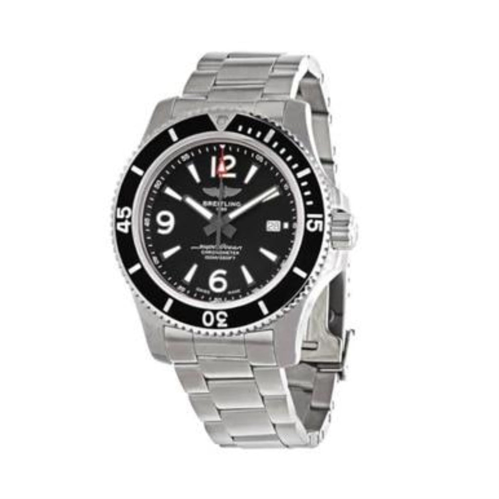 Breitling Superocean Automatic 44mm Black Dial Silver Steel Strap Watch for Men - A17367D71B1A1 Buy Now By Breitling