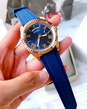 Guess Connoisseur Blue Dial Blue Silicone Strap Watch For Men - GW0335G2 Buy Now By Guess