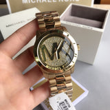 Michael Kors Runway Gold Dial Gold Steel Strap Watch for Women - MK5706 Buy Now By Michael Kors