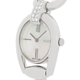 Gucci Horsebit Collection Diamonds Mother of Pearl White Dial Silver Steel Strap Watch For Women - YA139504 Buy Now By Gucci