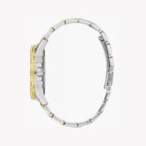 Guess Frontier Chronograph Crystals Silver Dial Two Tone Steel Strap Watch for Men - W0799G4 Buy Now By Guess