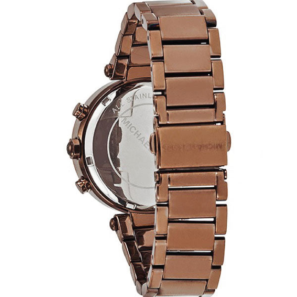 Michael Kors Parker Chronograph Brown Dial Brown Steel Strap Watch For Women - MK5578 Buy Now By Michael Kors