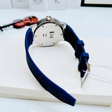 Salvatore Ferragamo F-80 Blue Dial Blue Rubber Strap Watch For Men - SFHY01122 Buy Now By Salvatore Ferragamo