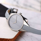 Calvin Klein Rebel Grey Dial Grey Leather Strap Watch for Women - K8P231Q4 Buy Now By Calvin Klein