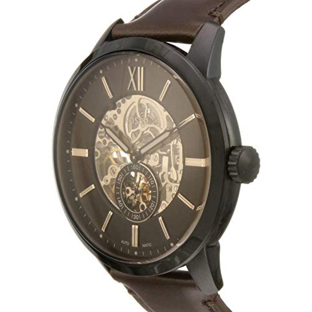Fossil Townsman Automatic Black Dial Brown Leather Strap Watch for Men - ME3155 Buy Now By Fossil