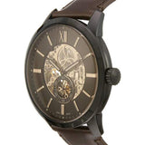 Fossil Townsman Automatic Black Dial Brown Leather Strap Watch for Men - ME3155 Buy Now By Fossil