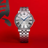 Tissot T Classic Carson Premium Powermatic 80 Silver Dial Silver Steel Strap Watch For Men - T122.407.11.033.00 Buy Now By Tissot